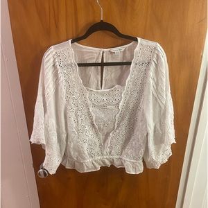 CLOSET CLEAN OUT *last chance American Eagle Eyelet Blouse